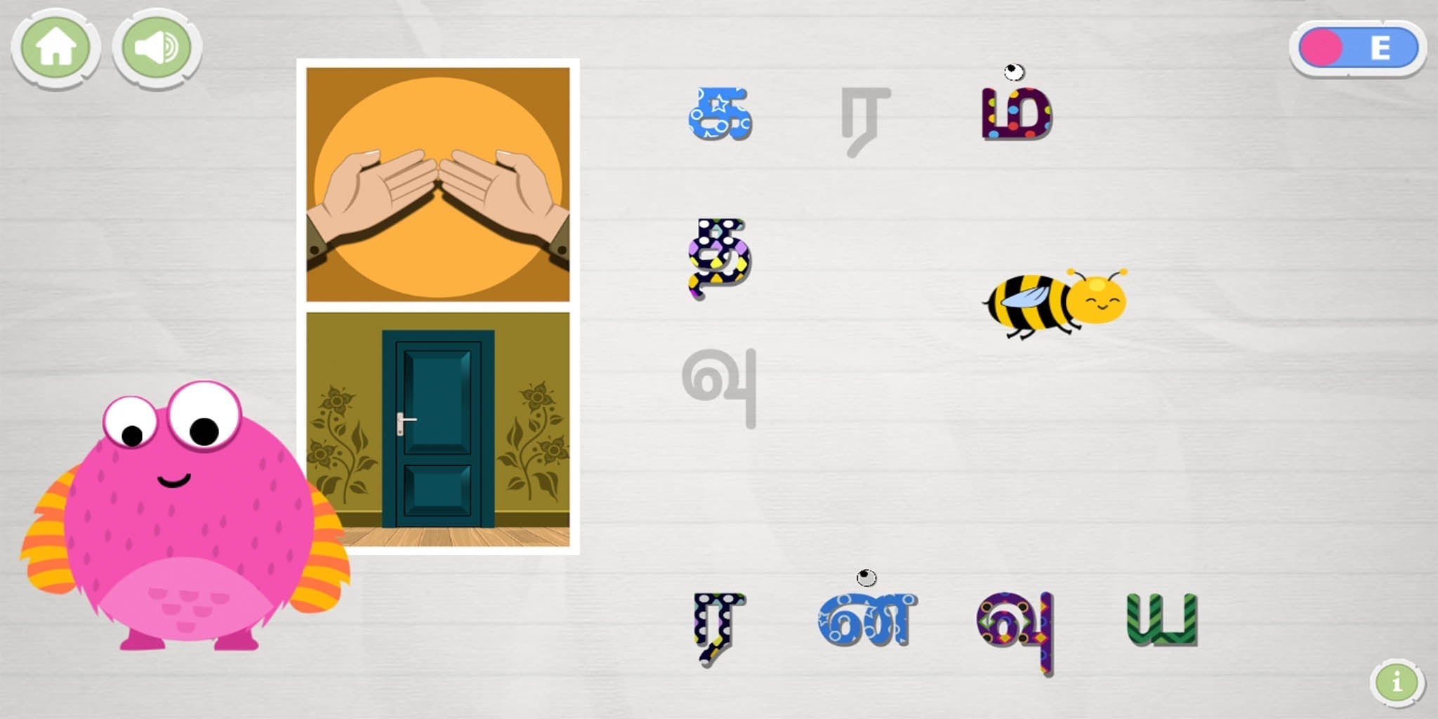 Learning Tamil Language Through Interactive Games and vocabulary learning